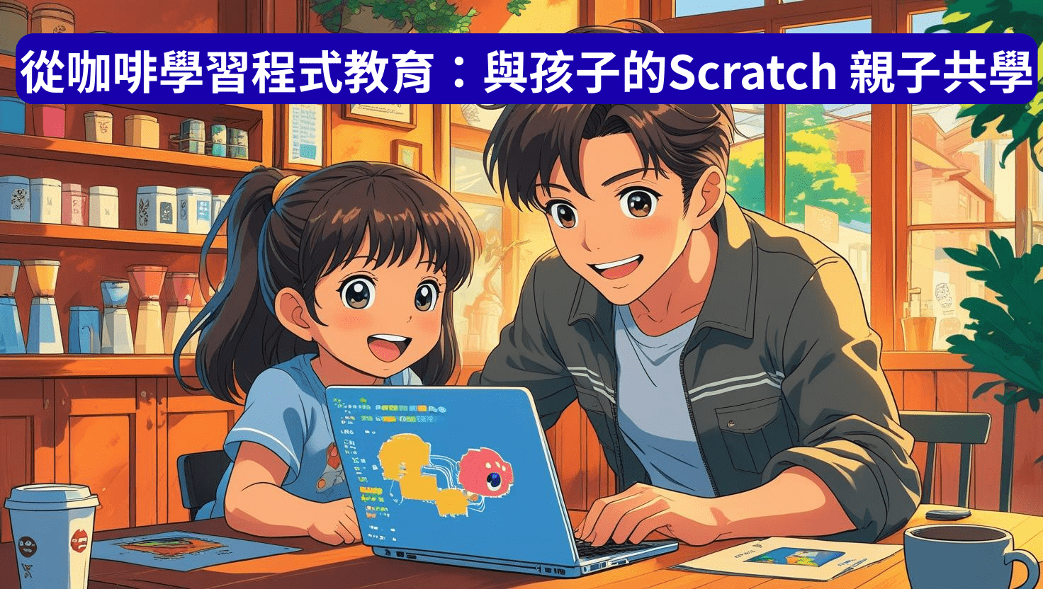 Scratch 親子共學：從興波咖啡學習程式教育：一致性、創造力與孩子的